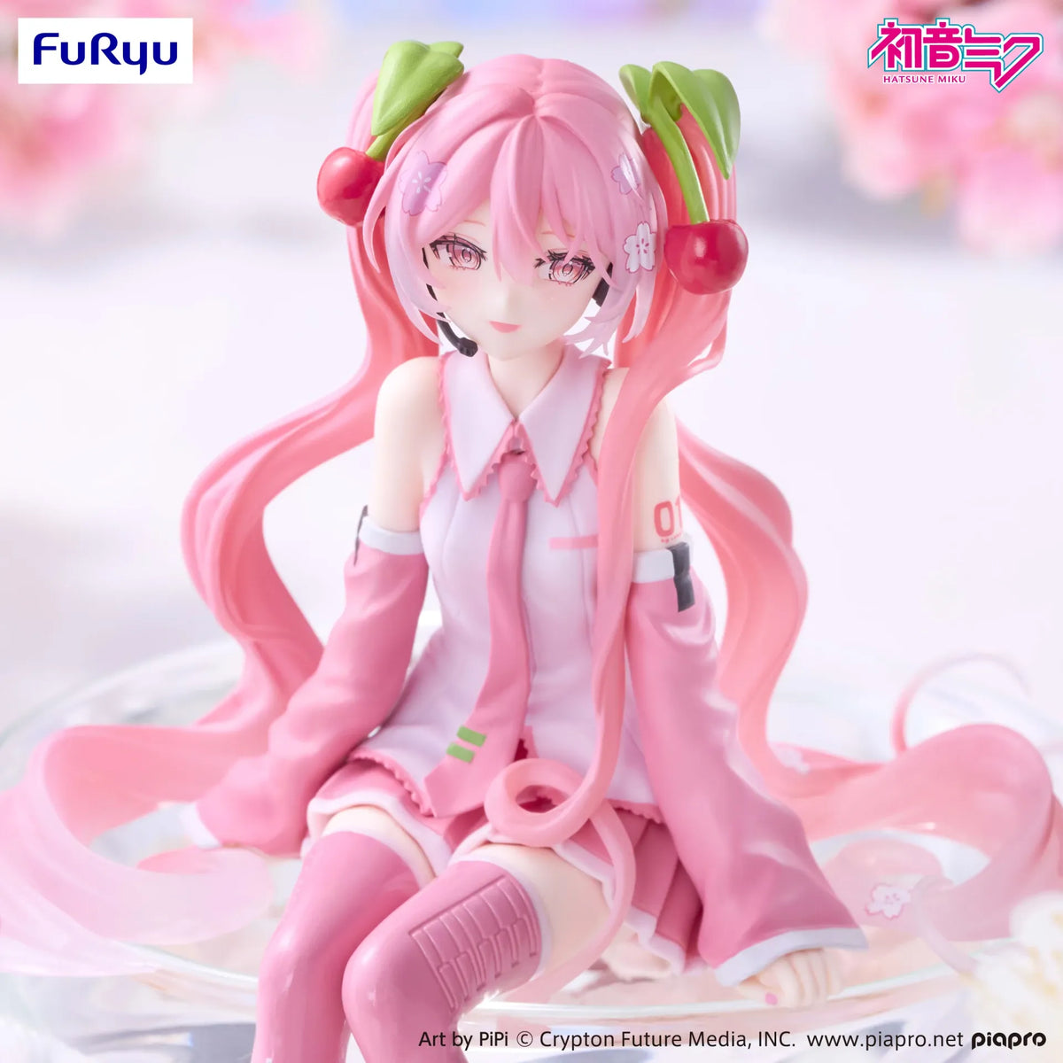 Vocaloid Noodle Stopper PVC Statue Sakura Miku 2026: Smile Ver. 14 cm - AniMuchuu