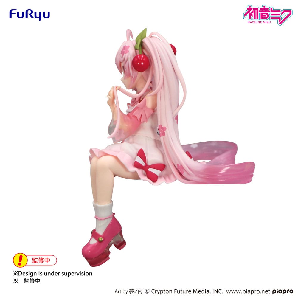 Vocaloid Noodle Stopper PVC Statue Sakura Miku 2025 Wink Ver. 14 cm