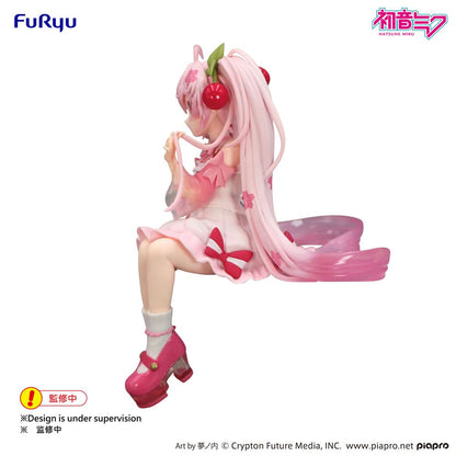 Vocaloid Noodle Stopper PVC Statue Sakura Miku 2025 Wink Ver. 14 cm