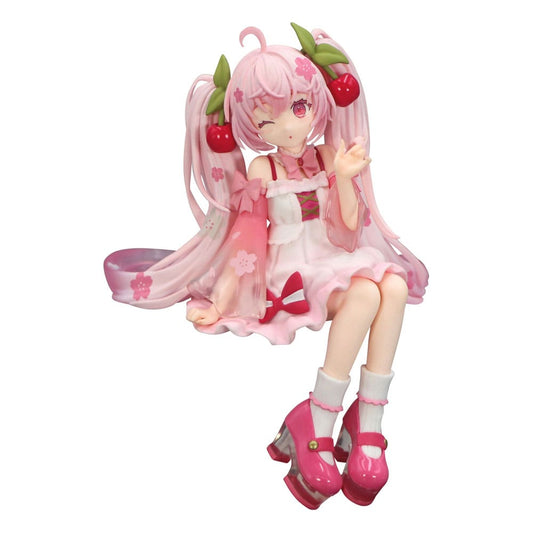 Vocaloid Noodle Stopper PVC Statue Sakura Miku 2025 Wink Ver. 14 cm