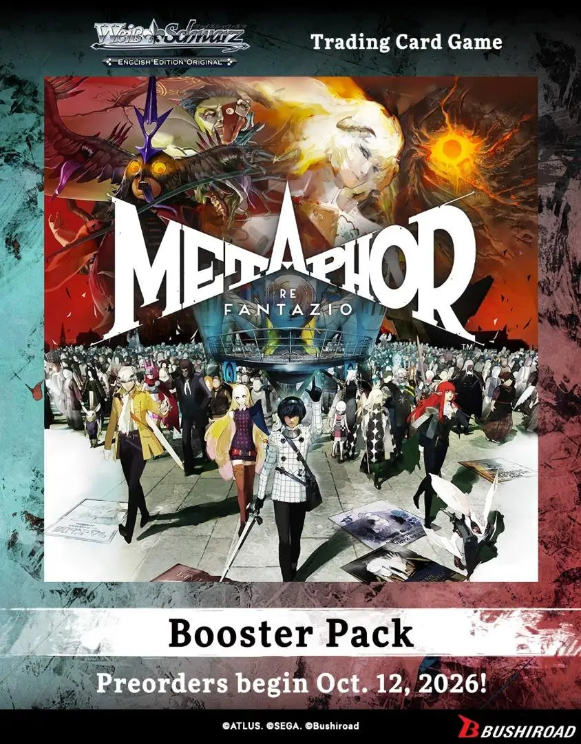 Weiss Schwarz - Metaphor: ReFantazio - Booster Pack / Box - AniMuchuu