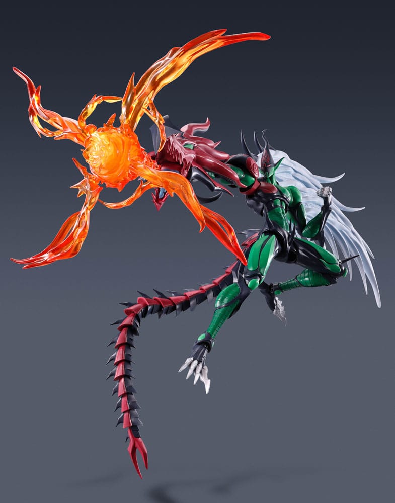 Yu-Gi-Oh! GX S.H. MonsterArts Action Figure Elemental Hero Flame Wingman 19 cm - AniMuchuu